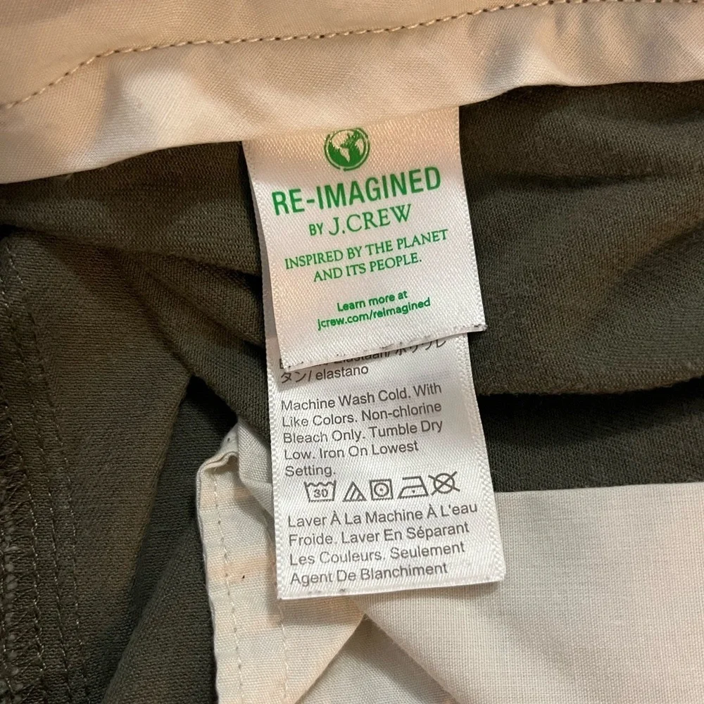 J. Crew Flex Slim Men's Olive Khaki Chinos